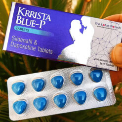 Alternative view of 巔峰藍P雙效 The Lo tus Bio tech NO Dapoxetine Tablets 偉哥雙效片 香港總代理 西地那非110mg+達泊西汀110mg 1盒10粒